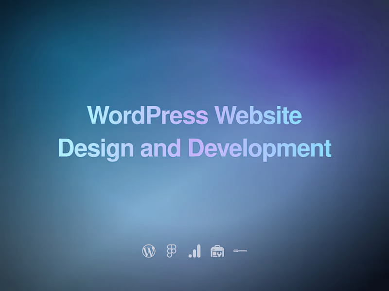 Cover image for Fast WordPress websites built around measurable growth.