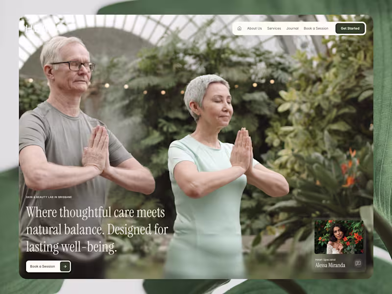 Cover image for Heava Wellness Website Design