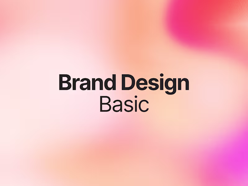 Cover image for Brand Design – Basic