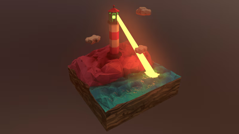 Cover image for Low Poly Lighthouse