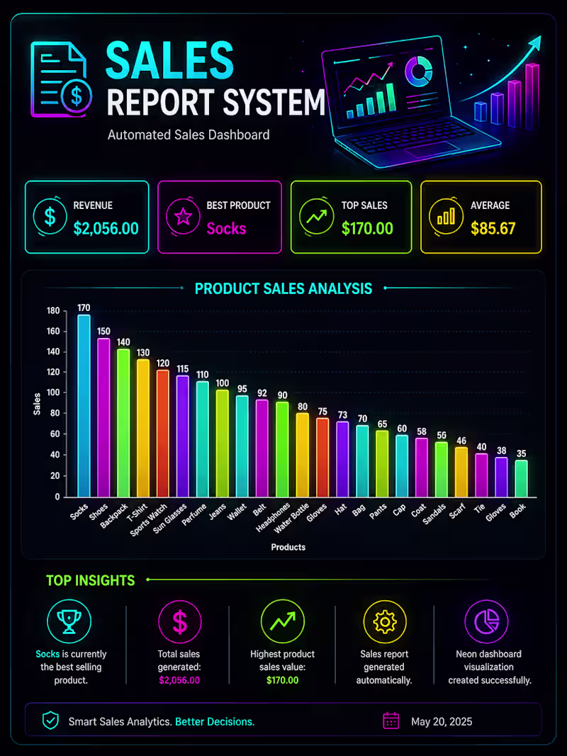 Cover image for Enhance Sales Strategy with Python-Based Analysis Dashboard