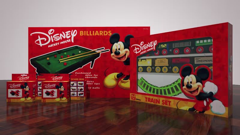Cover image for Disney Toy Packaging Design