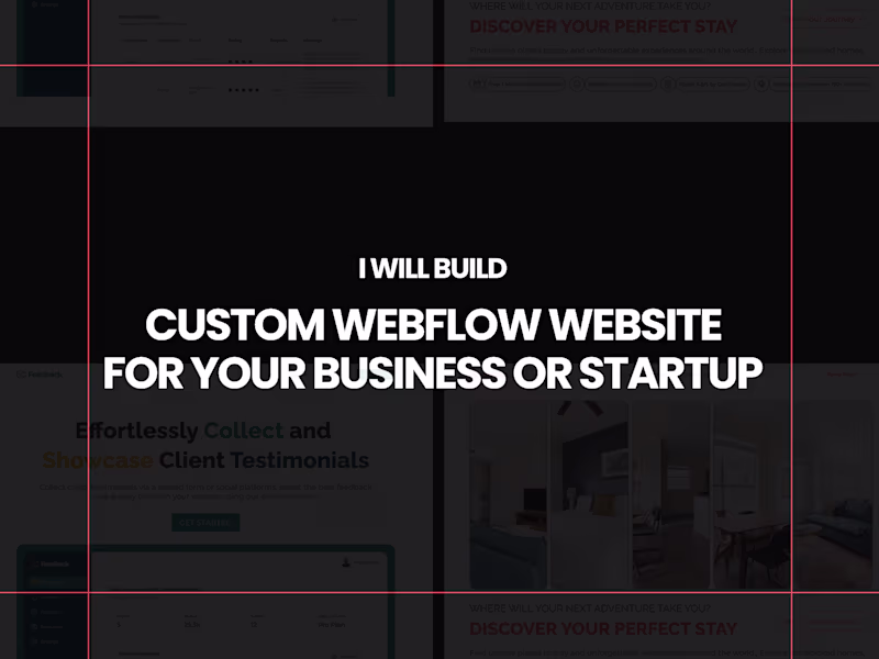 Cover image for Custom Webflow Website for Your Business or Startup