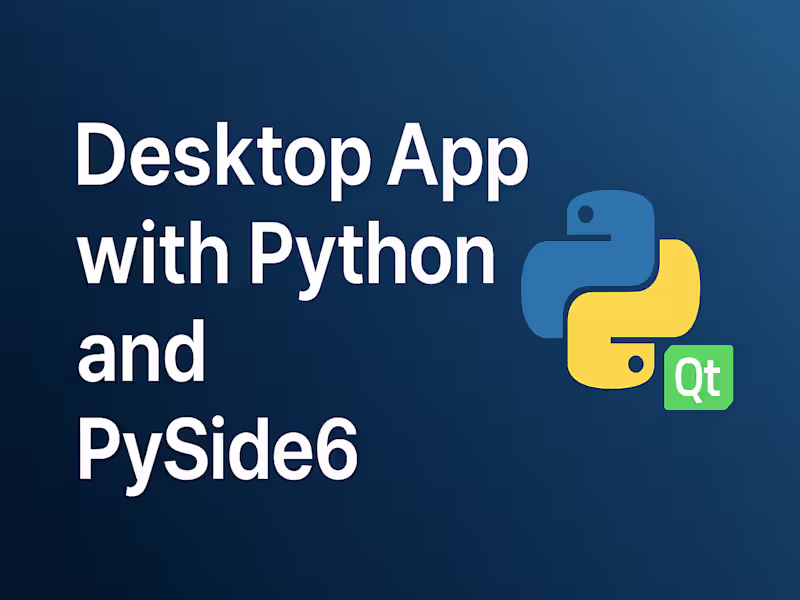 Cover image for Get Powerful Desktop Software in Python with a Modern UI
