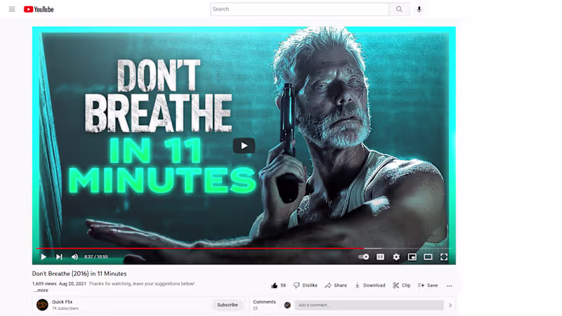 Cover image for A movie recap of Don't
