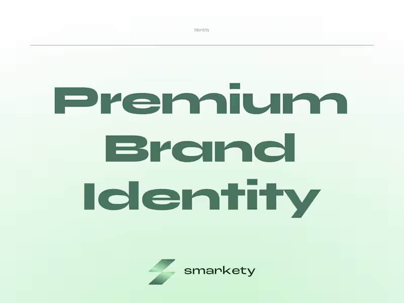 Cover image for Premium Brand Identity, Logo Design & Visual System