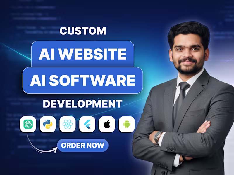 Cover image for AI Website & SaaS Development | Custom AI Software Solutions