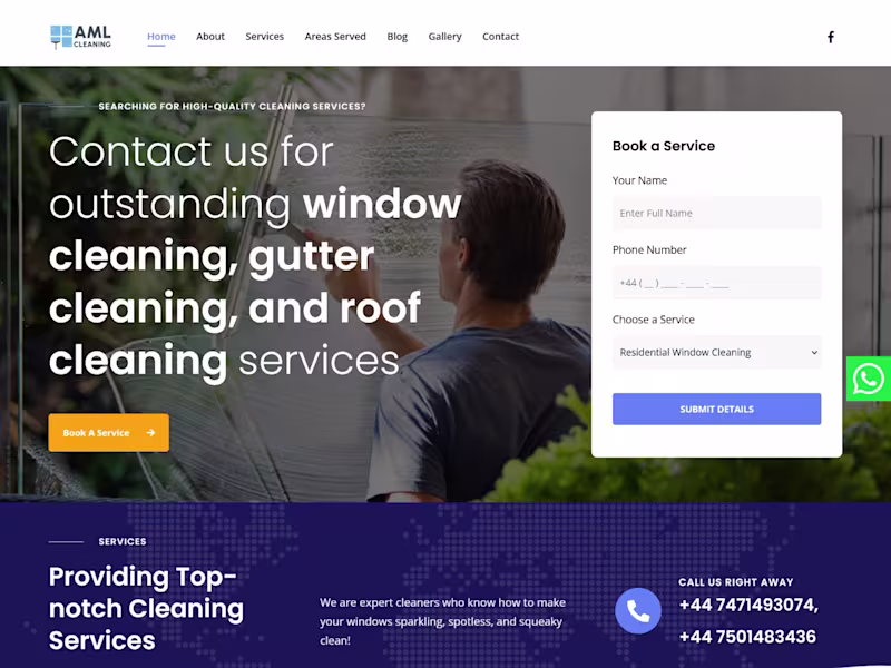 Cover image for Reliable Window Cleaning Service London UK | AML Cleaning