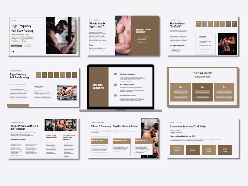 Cover image for Research Proposal viva presentation (gym)