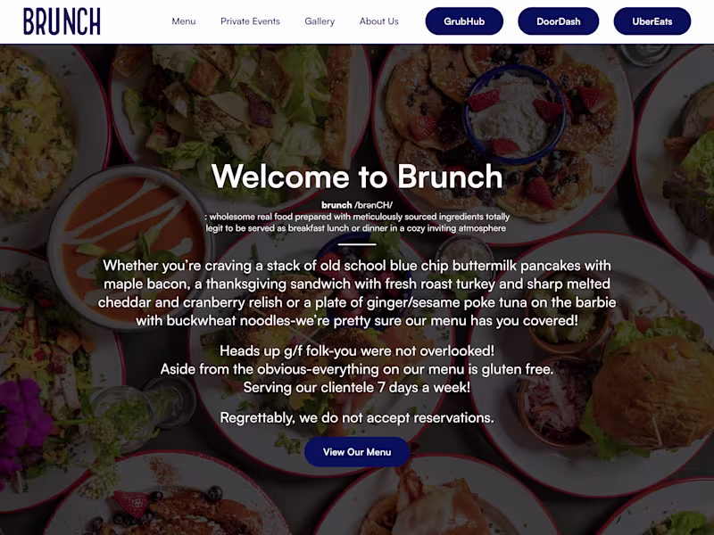 Cover image for BRUNCH Website Design