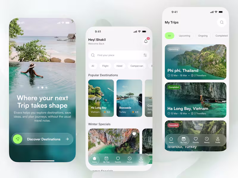 Cover image for Travel Planner Mobile App –