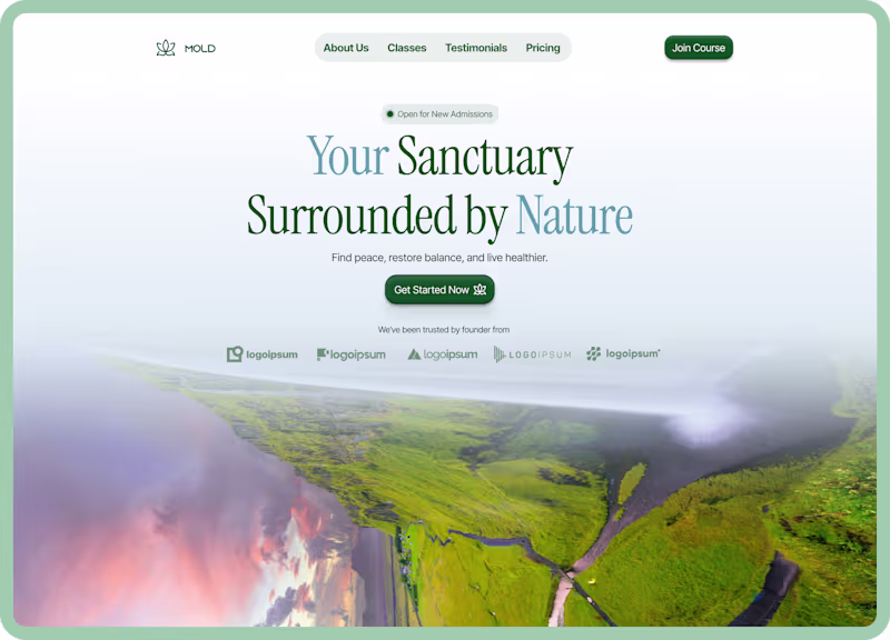 Cover image for I Will Design a Modern Wellness & Lifestyle Landing Page UI