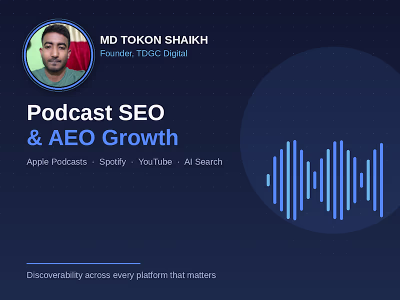 Cover image for Podcast SEO & AEO Growth Strategy