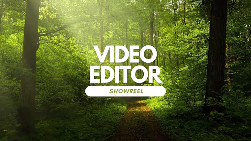 Cover image for Video Editor | Showreel - YouTube