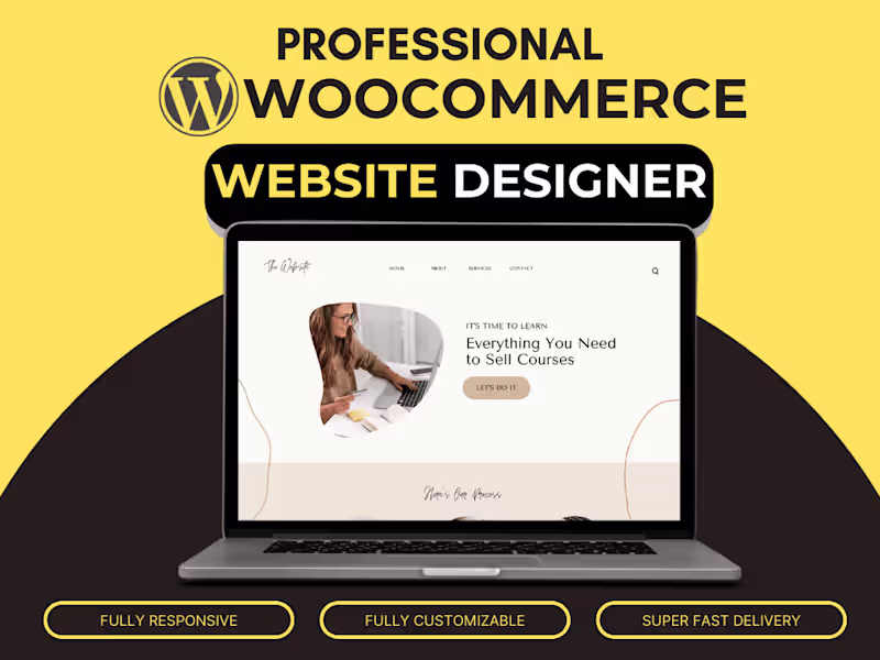 Cover image for design a beautiful wordpress website, wordpress website redesign