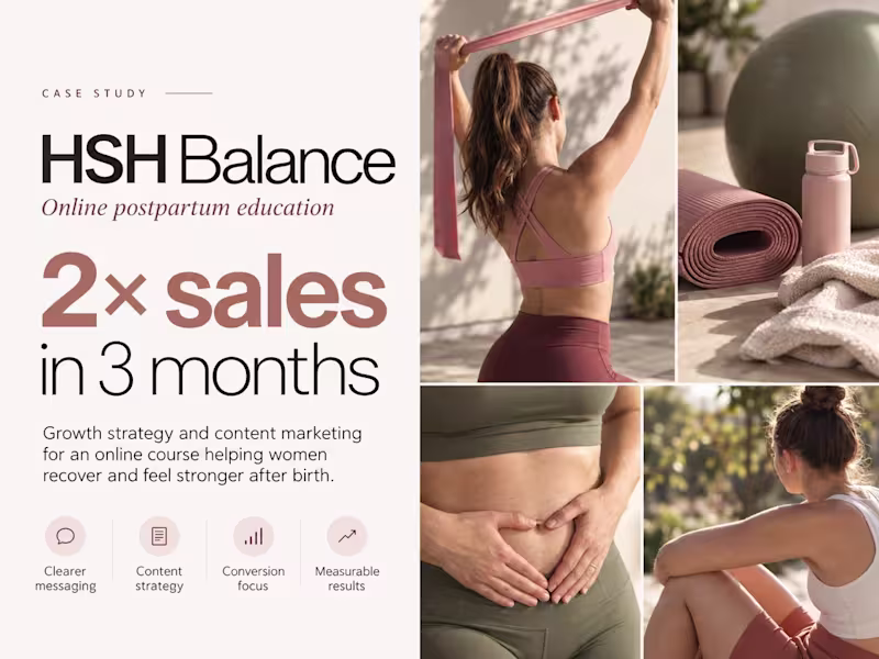 Cover image for Doubled Online Course Sales in 3 Months