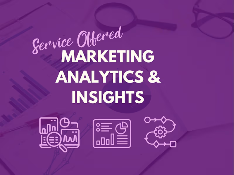 Cover image for Marketing Analytics & Insights