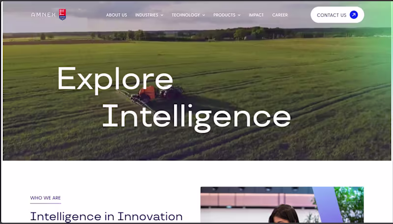 Cover image for Enterprise Website Revamp for Amnex Infotechnologies