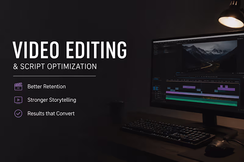 Cover image for  video editing and script  optimization