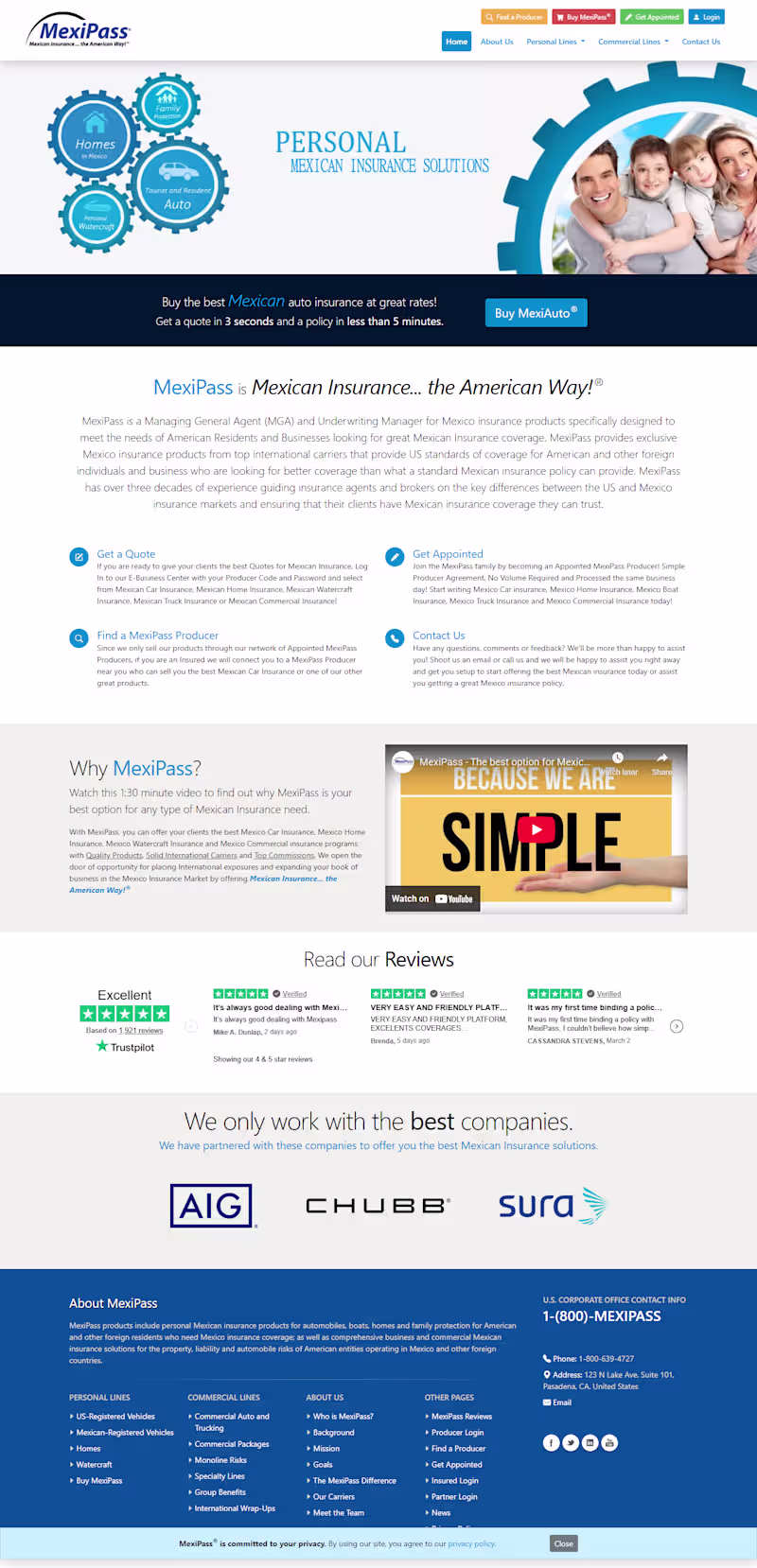 Cover image for Website design for Mexipass