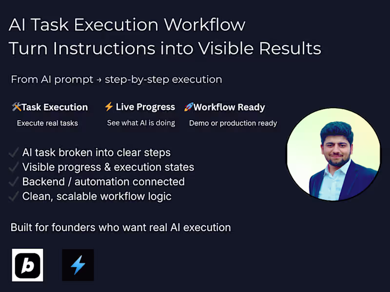Cover image for Bolt: AI Task Execution & Workflow Automation