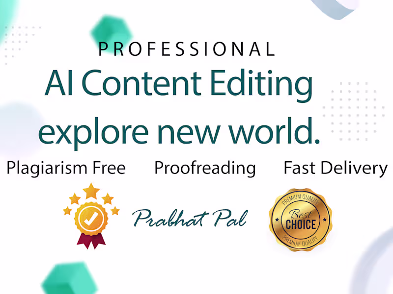 Cover image for AI Content Editor
