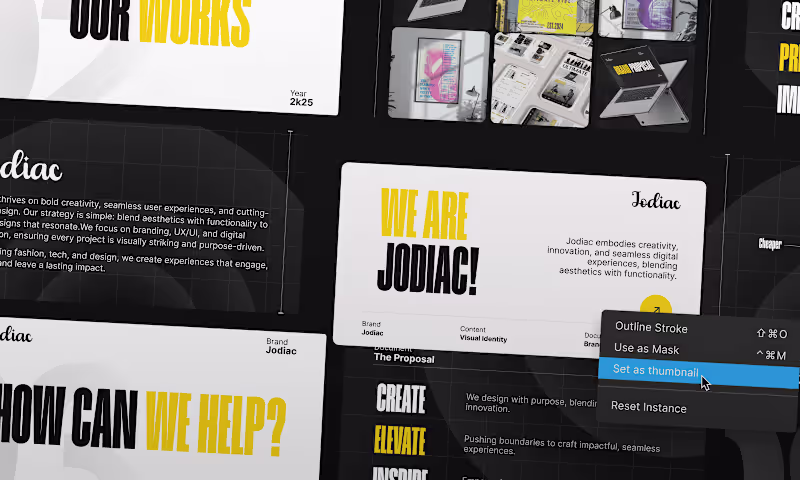 Cover image for Jodiac – Redefining UX, Web, and Merch Design with Innovation"