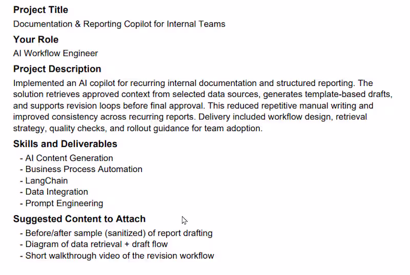 Cover image for Documentation & Reporting Copilot for