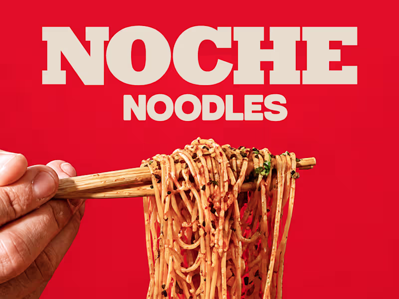 Cover image for NOCHE NOODELS Premium Branding

Great flavor