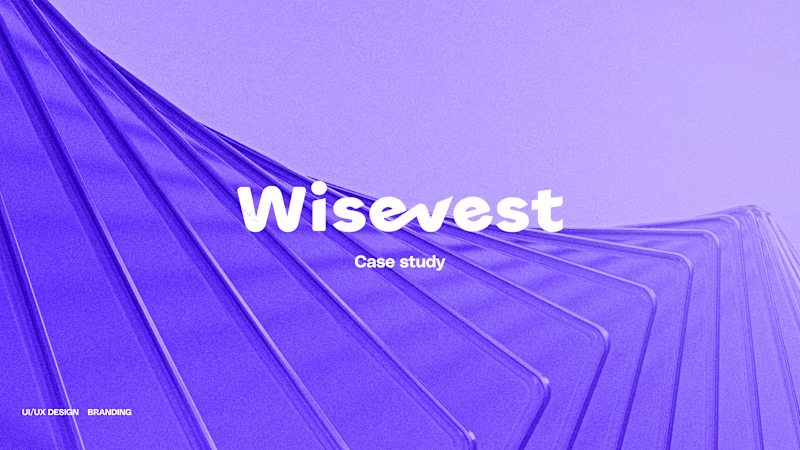 Cover image for Wisevest UI/UX Design