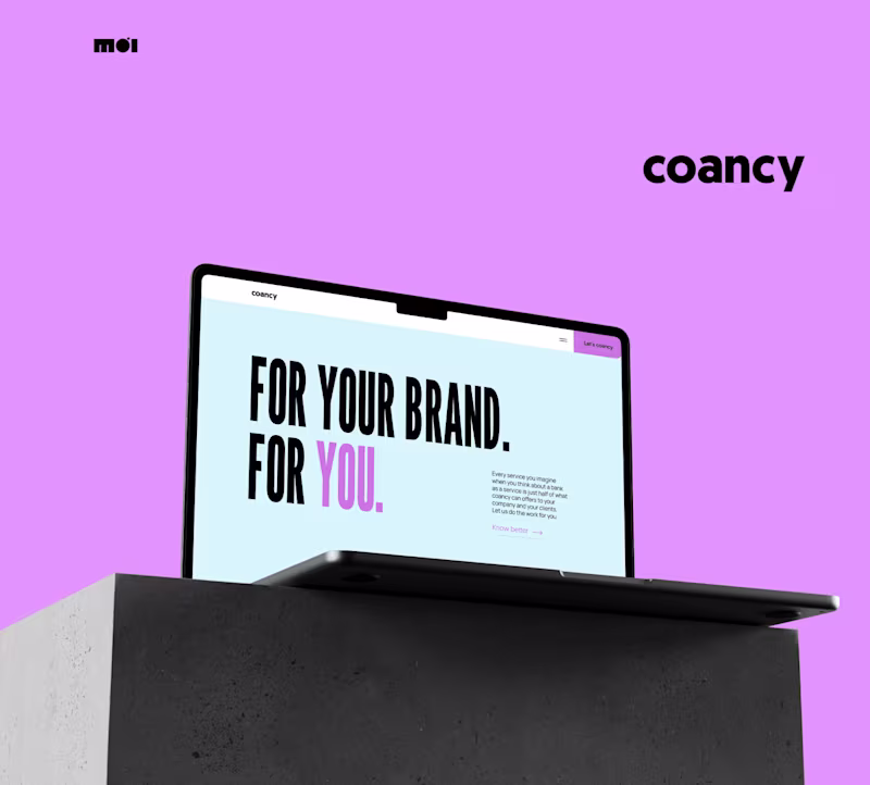 Cover image for Coancy White-Label Services - UI Design & Development