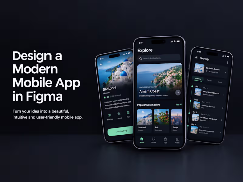 Cover image for Design a Modern Mobile App in Figma