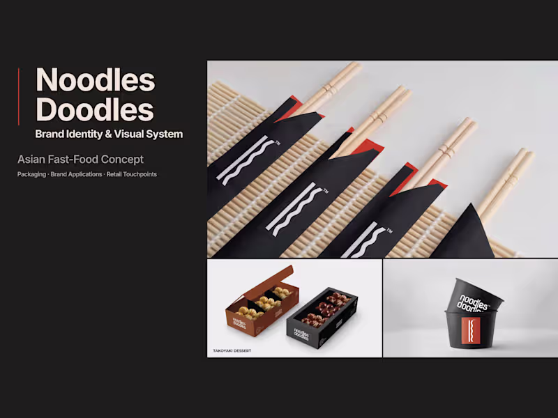 Cover image for Noodles Doodles — Brand Identity & Visual System
