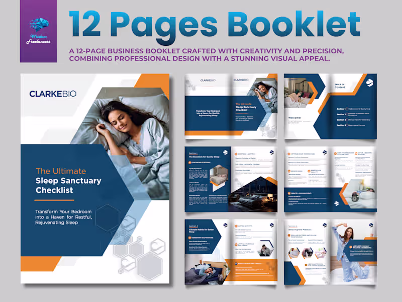 Cover image for Professional 12-Page Business Booklet Design