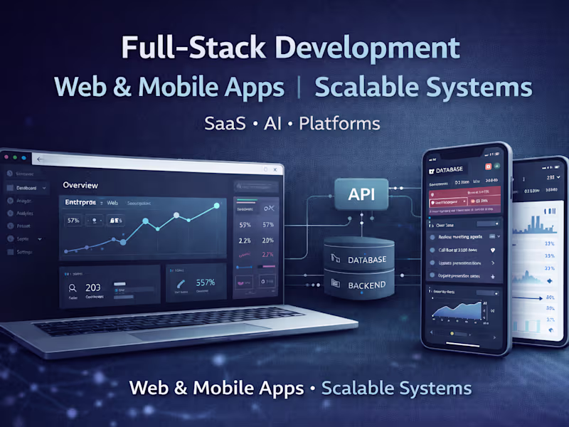 Cover image for Full-Stack Web & Mobile App Development