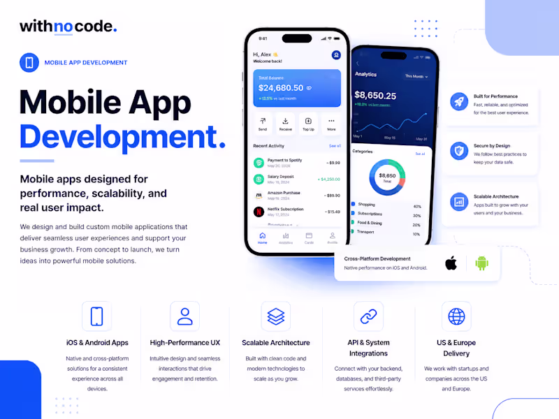Cover image for Mobile App Development