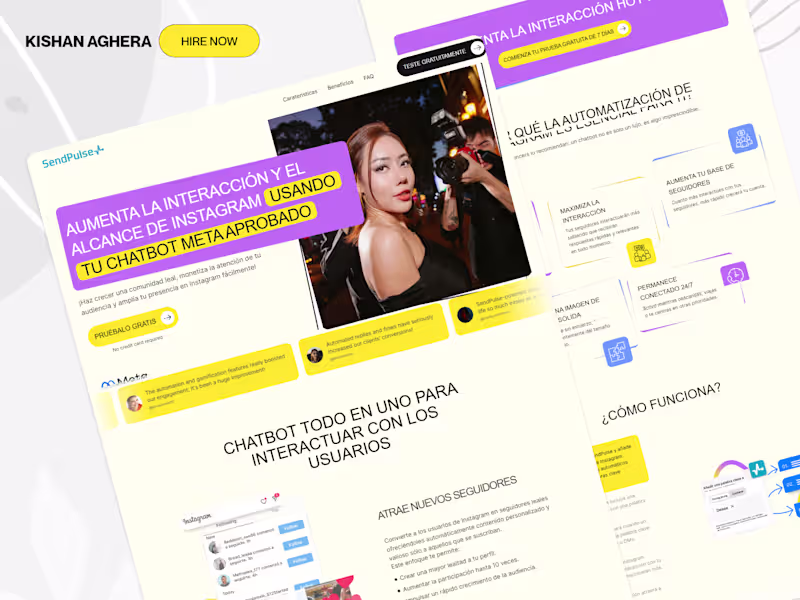 Cover image for Figma to Webflow Conversion for GrowInsta