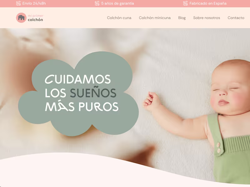 Cover image for Webflow & Shopify E-Commerce – My first mattress