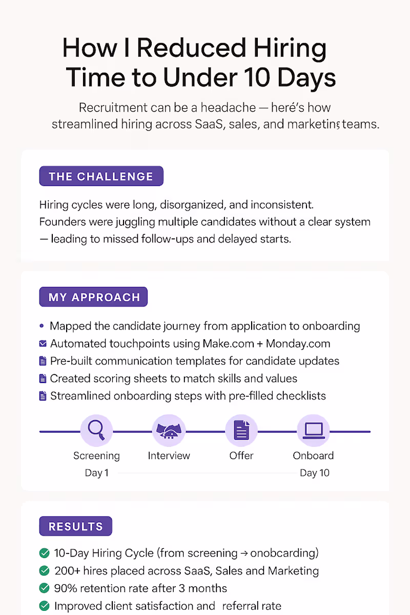 Cover image for Hiring rarely takes too long