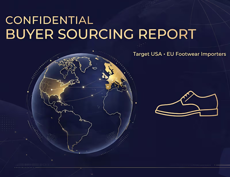 Cover image for Worldwide Verified Footwear Suppliers List - Export Volza Data