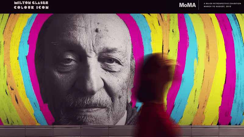 Cover image for 
Milton Glaser | Colour Icon MoMa Exhibition