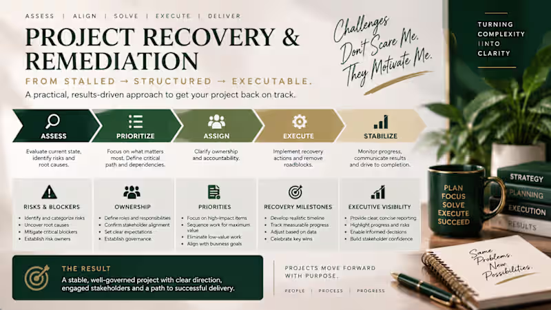 Cover image for Project Recovery & Remediation Framework
I
