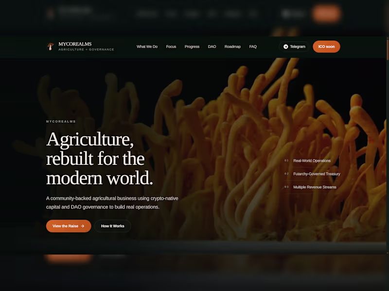 Cover image for MycoRealms — Educational and community