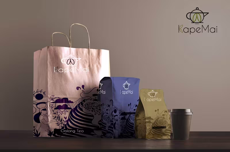 Cover image for Kapemai — Tea Packaging & Brand Identity Design