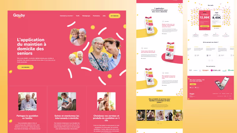 Cover image for Landing page for an app