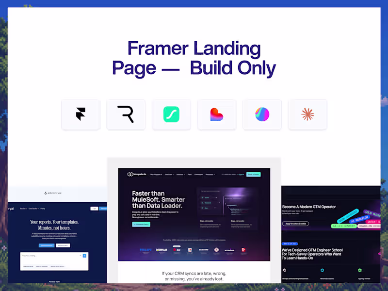 Cover image for Framer Website Development