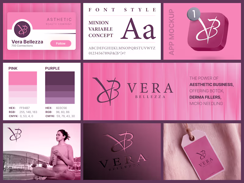 Cover image for Luxury Beauty & Aesthetics Logo Design + Brand Identity