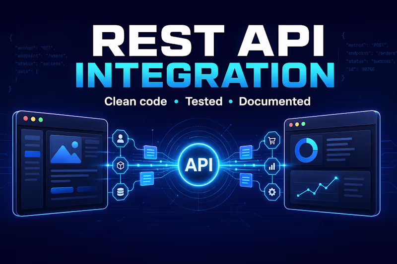Cover image for REST API Integration for Web Apps
