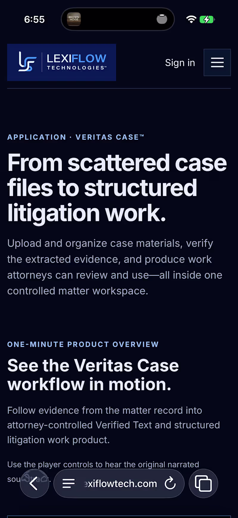 Cover image for Veritas Case: Evidence Intelligence SaaS Platform