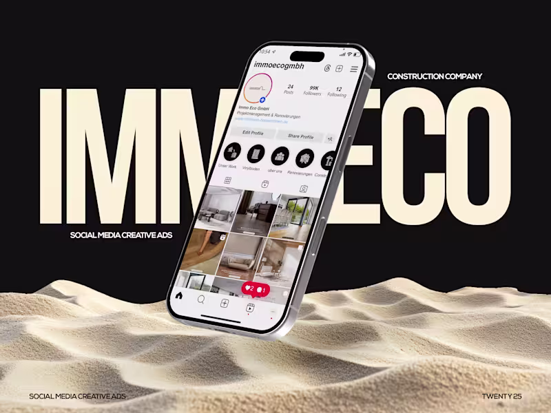 Cover image for Social Media Creative Ads - IMMOECO